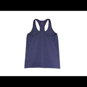 Lululemon Women's Swiftly Tech Racerback Tank Top Gray and Purple  Size 10